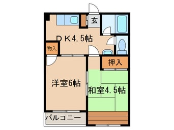 間取図 中日ビル