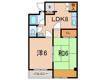間取図 中日ビル