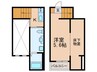 Ｓｏｆｉａ中村公園 1Kの間取り