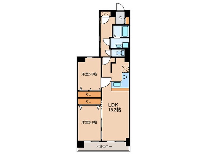 間取り図 ライオンズマンション栄第2