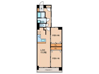 間取図 ライオンズマンション栄第2