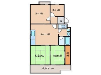 間取図 フローリア緑が丘