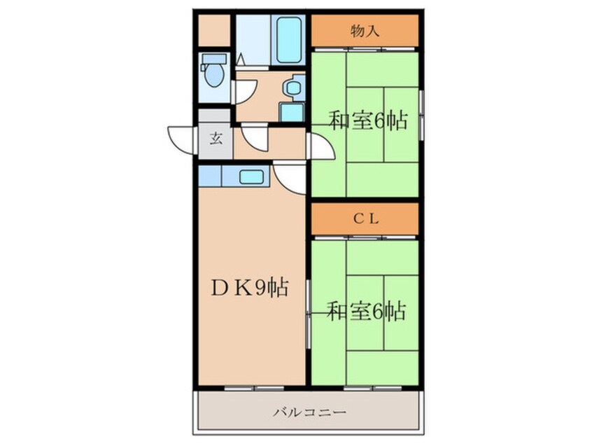 間取図 アドラーブル鳥羽見