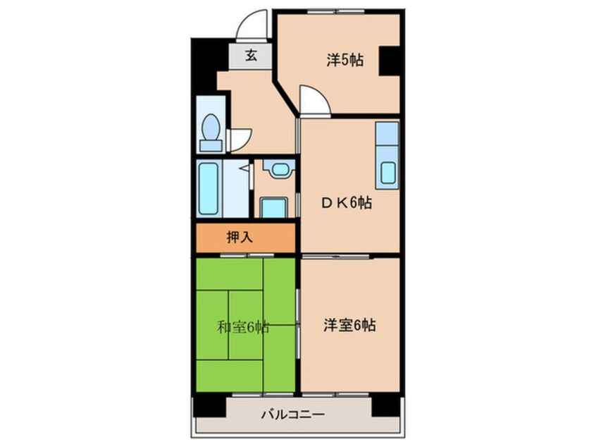 間取図 ハウス大屋敷