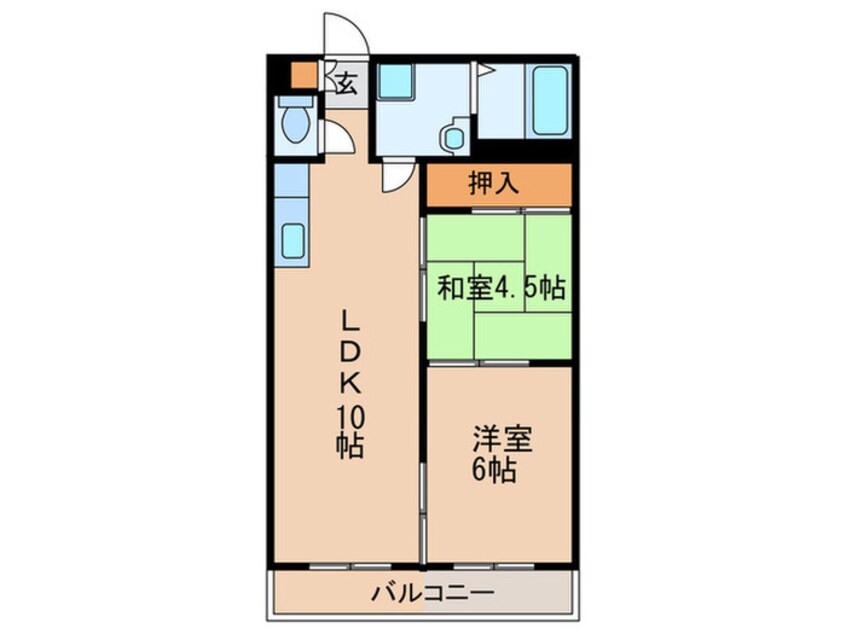 間取図 ハウス大屋敷