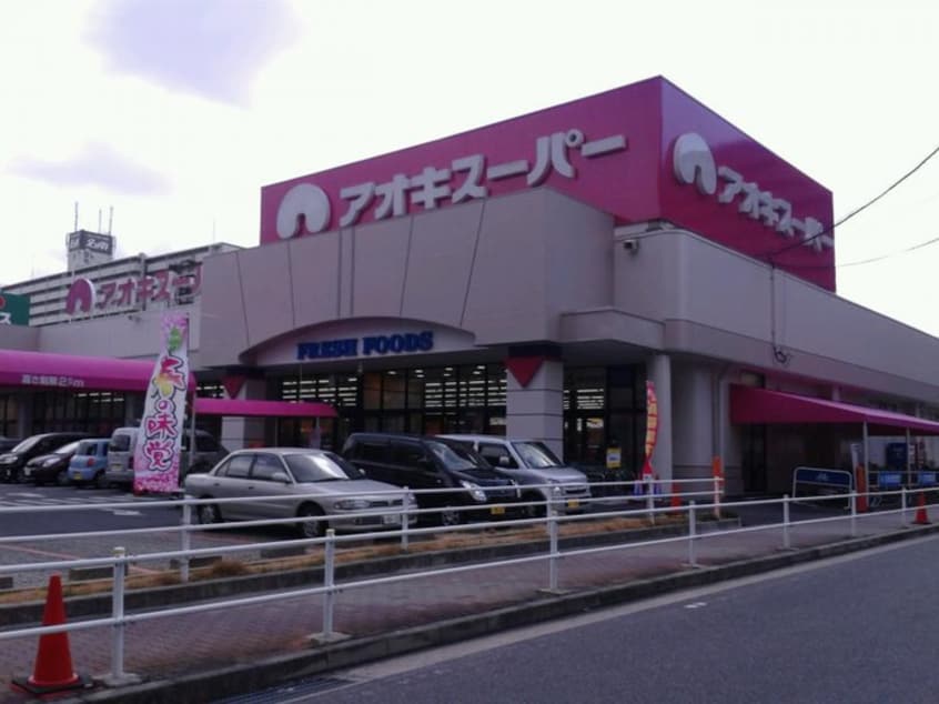 アオキスーパー(スーパー)まで559m Grandtic　Moralis N