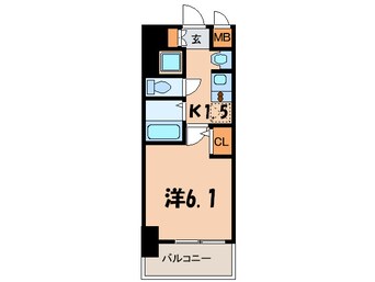 間取図 ﾌﾟﾚｻﾝｽ名古屋STATIONｱﾌﾞｿﾘｭ-ﾄ
