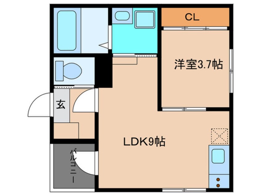 間取図 グランディエール