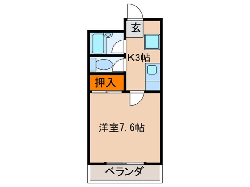 間取図 ハイツサンクリスタル