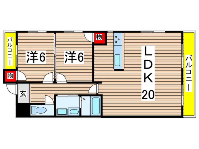 間取図 メゾン桜山