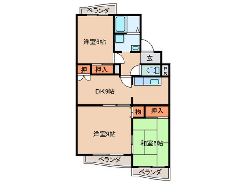 間取図 ベネ・ドマ－ニ