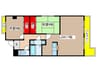 オークス向ケ丘 2LDKの間取り