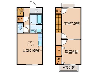 間取図 ブランシェ香