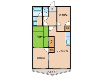 間取図 ポプラ通り竜美
