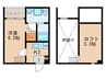 pavillon honnete biwajima 1Kの間取り