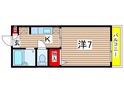 パ－クコ－ト船原の間取図