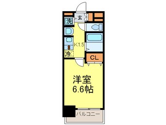 間取図 ﾌﾟﾚｻﾝｽ名古屋STATIONｱﾌﾞｿﾘｭ-ﾄ