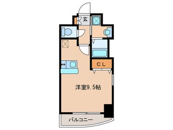 間取図 ﾌﾟﾚｻﾝｽ泉ｱｰﾊﾞﾝｹﾞｰﾄ(504)