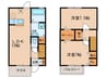 ル－セントＴ 2LDKの間取り