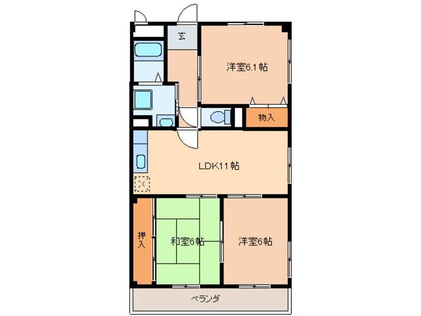 間取図 リュフテンハイム