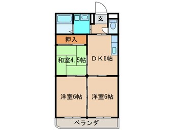 間取図 サンライズアサノ