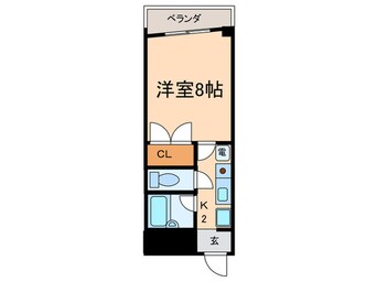 間取図 クレスト八熊