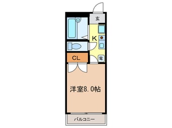 間取図 クレスト八熊