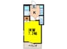 七福堂マンション 1Kの間取り