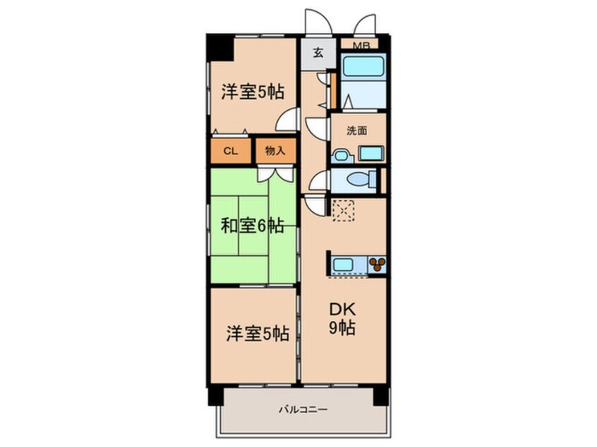 間取図 エポック三丁山