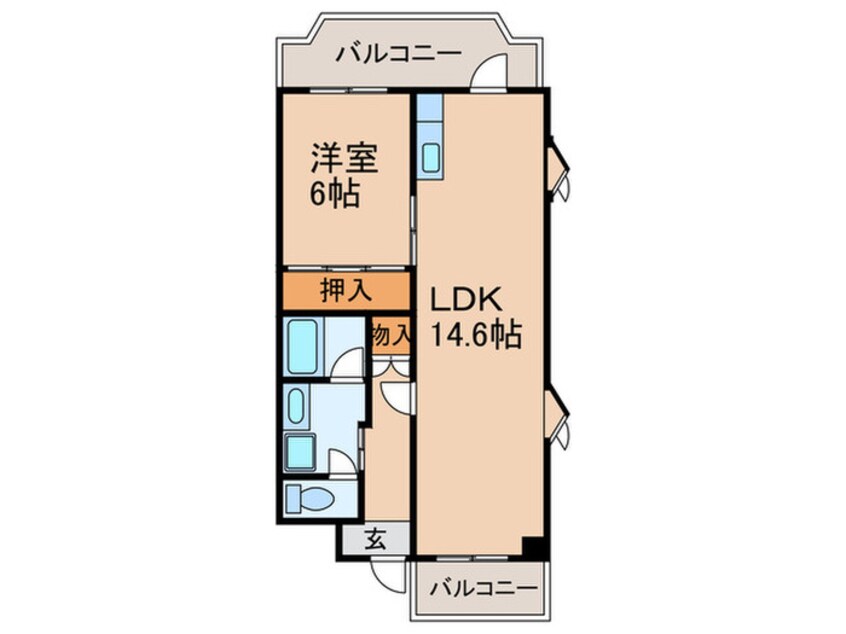 間取図 リブレＭ社台