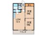 オオタかなれ川ハイツ 2LDKの間取り