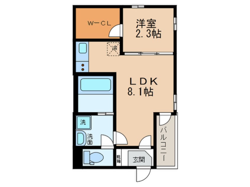 間取図 ハーモニーテラス野田Ⅱ