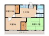 コ－ポ伊谷 3DKの間取り