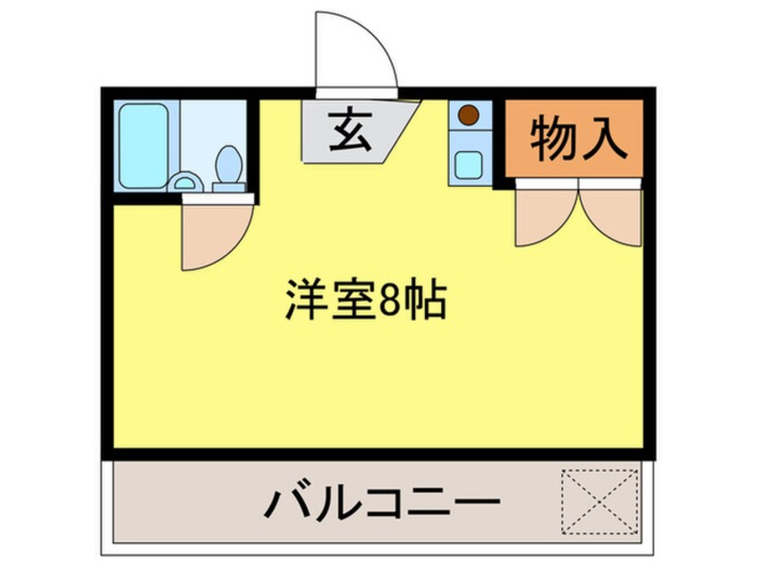 間取図 ル－ト１９徳川