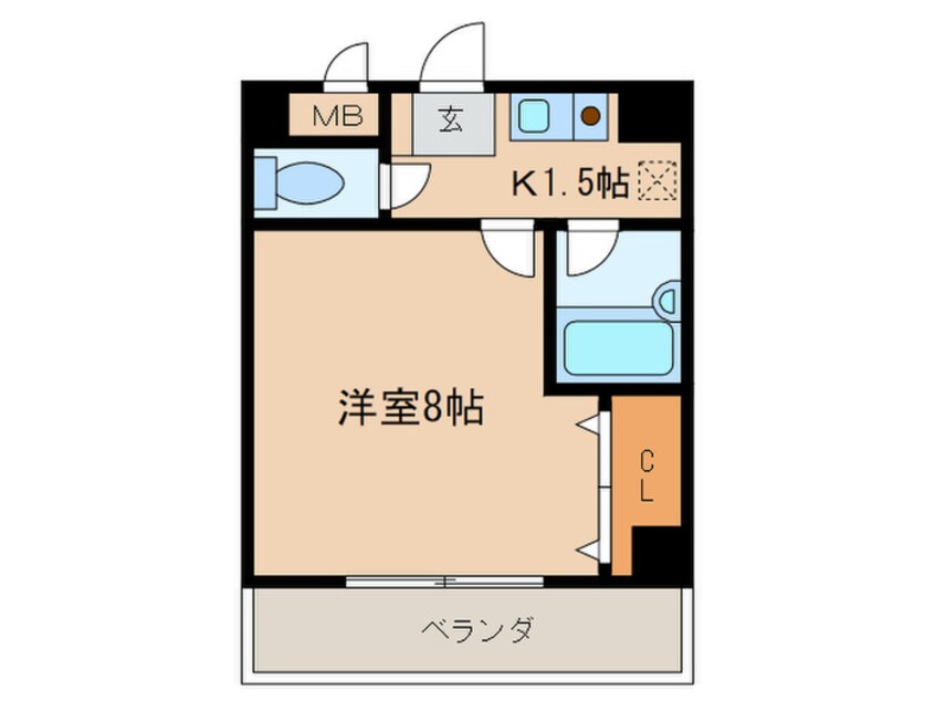 間取図 ＨＫマンション北沢　西棟