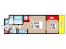 シトラスガーデン 1LDKの間取り