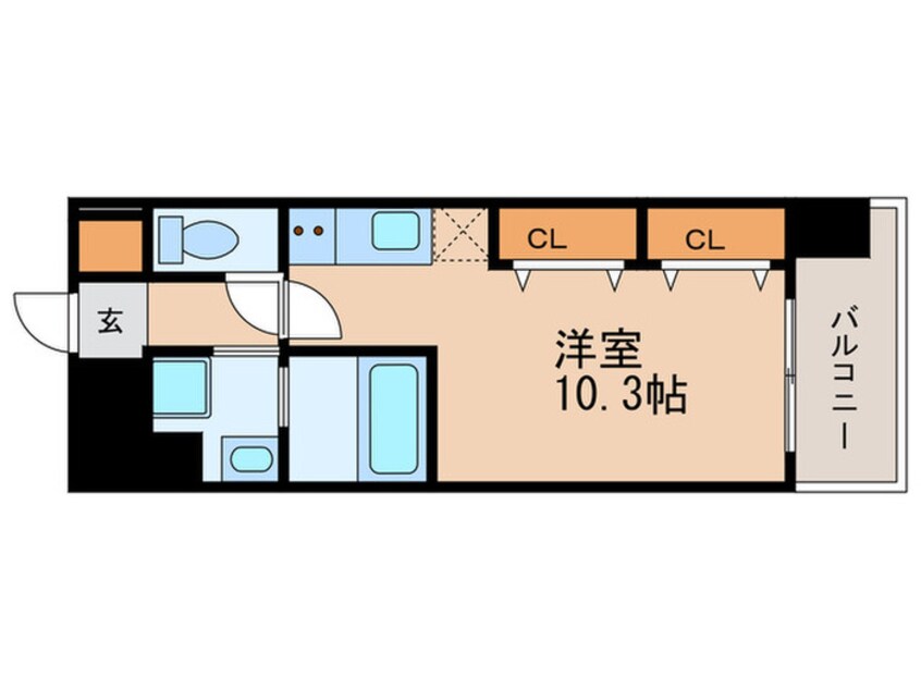 間取図 ＬＩＢＥＲＴＡ　ＣＡＲＩＮＯ