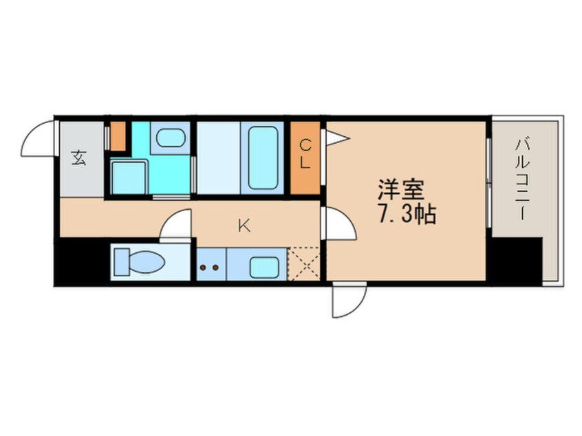 間取図 ＬＩＢＥＲＴＡ　ＣＡＲＩＮＯ