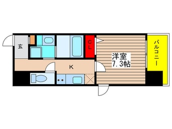 間取図 ＬＩＢＥＲＴＡ　ＣＡＲＩＮＯ