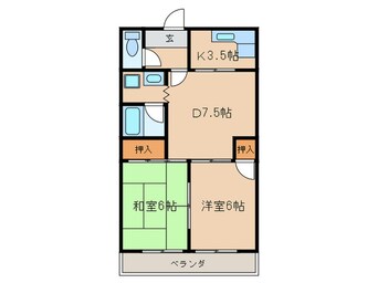 間取図 第二宮崎ビル