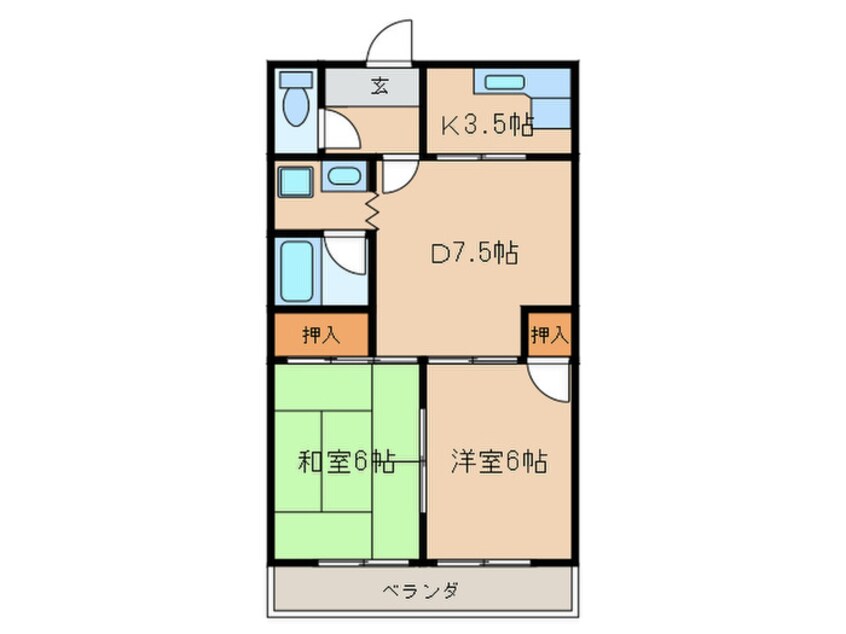 間取図 第二宮崎ビル