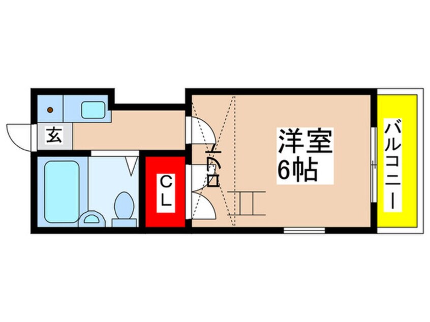 間取図 コンフォール中平