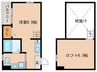 ピストハッタ 1Rの間取り