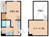 ピストハッタ 1Rの間取り