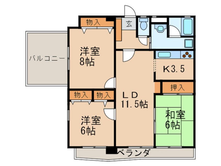 間取図 メゾン・ファミール