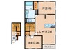 Bagus Meijo Park 2LDKの間取り
