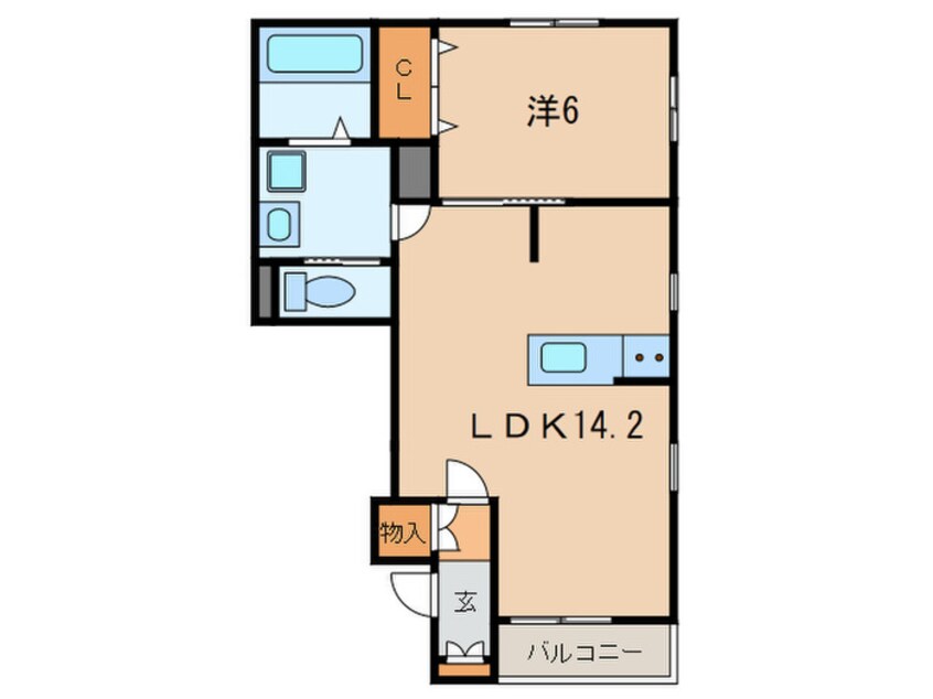 間取図 Bagus Meijo Park