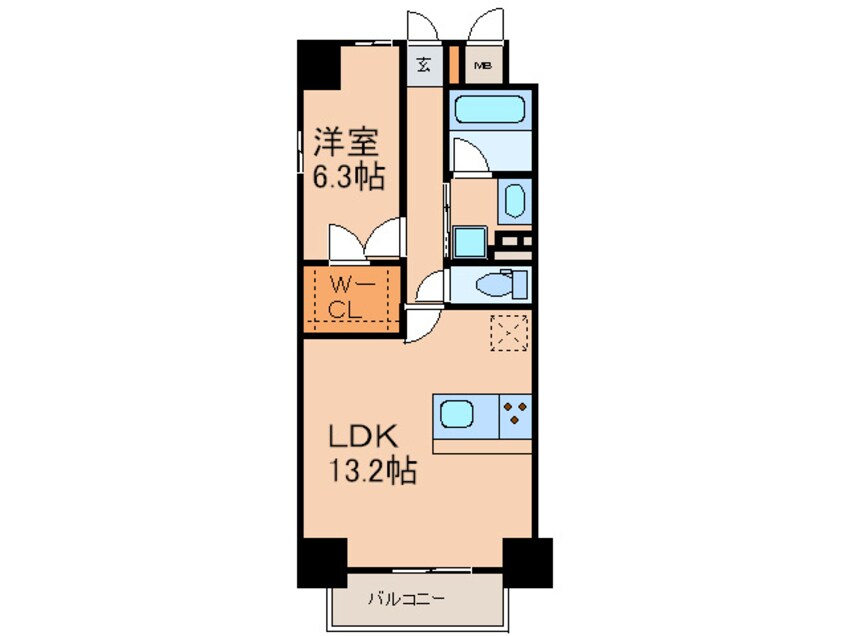 間取図 ム－ランマグノリア