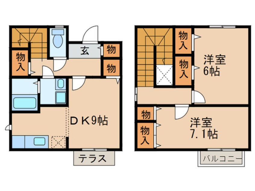 間取図 ファミーユ押沢台