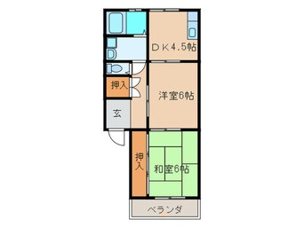 間取図 メゾン松降